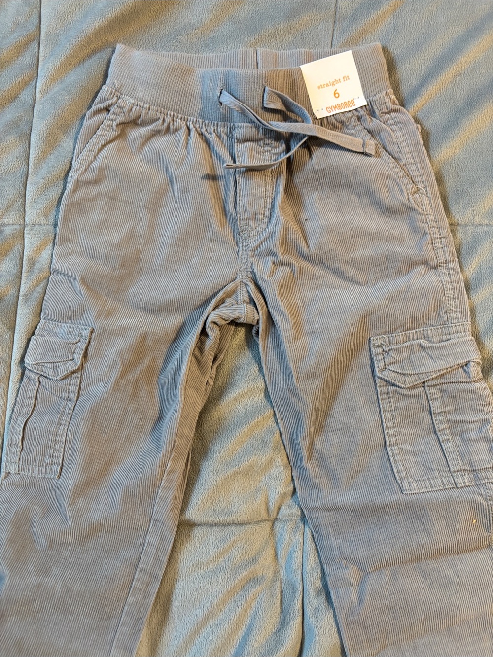Gymboree grey Corduroy Cargo Pants for toddler